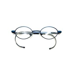 Eyeglasses for Infant Metal with Cable Temple End-piece Puppy Blue 36-15-120